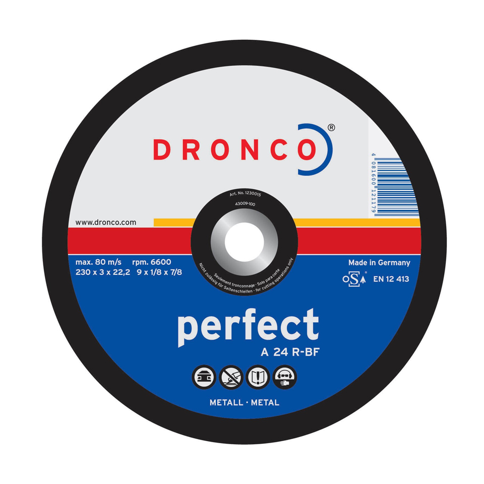 Disco de corte inox Caixa de 25 discos Dronco