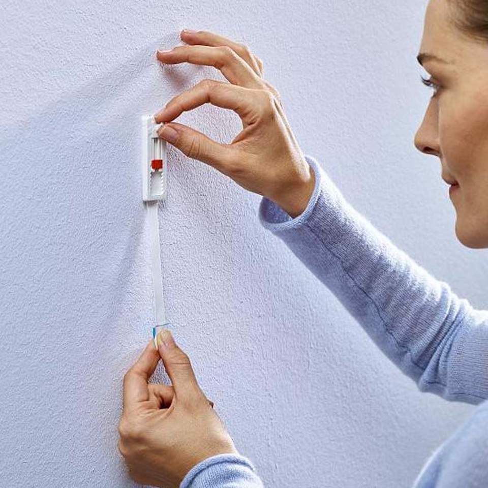 tesa® Prego adesivo ajustável para parede pintada e estuque 1kg