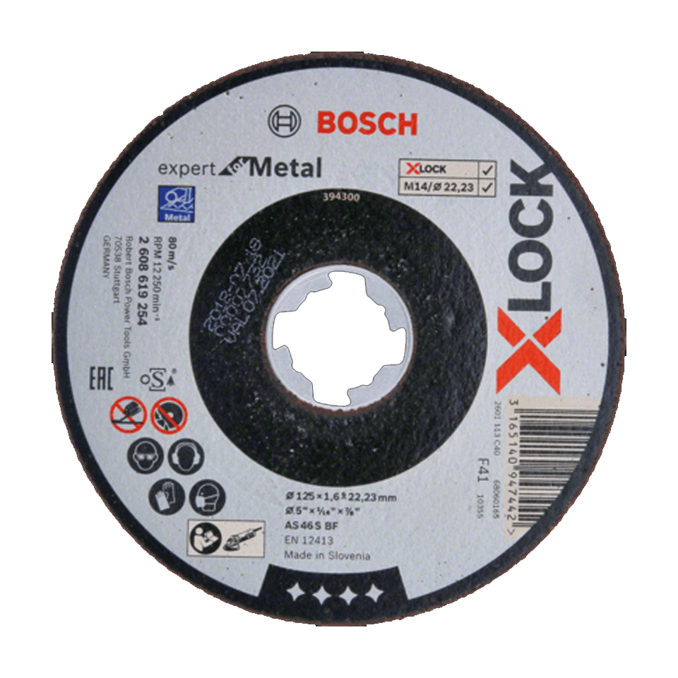 BOSCH-X-LOCK DISCO CORTE 125x2,5mm